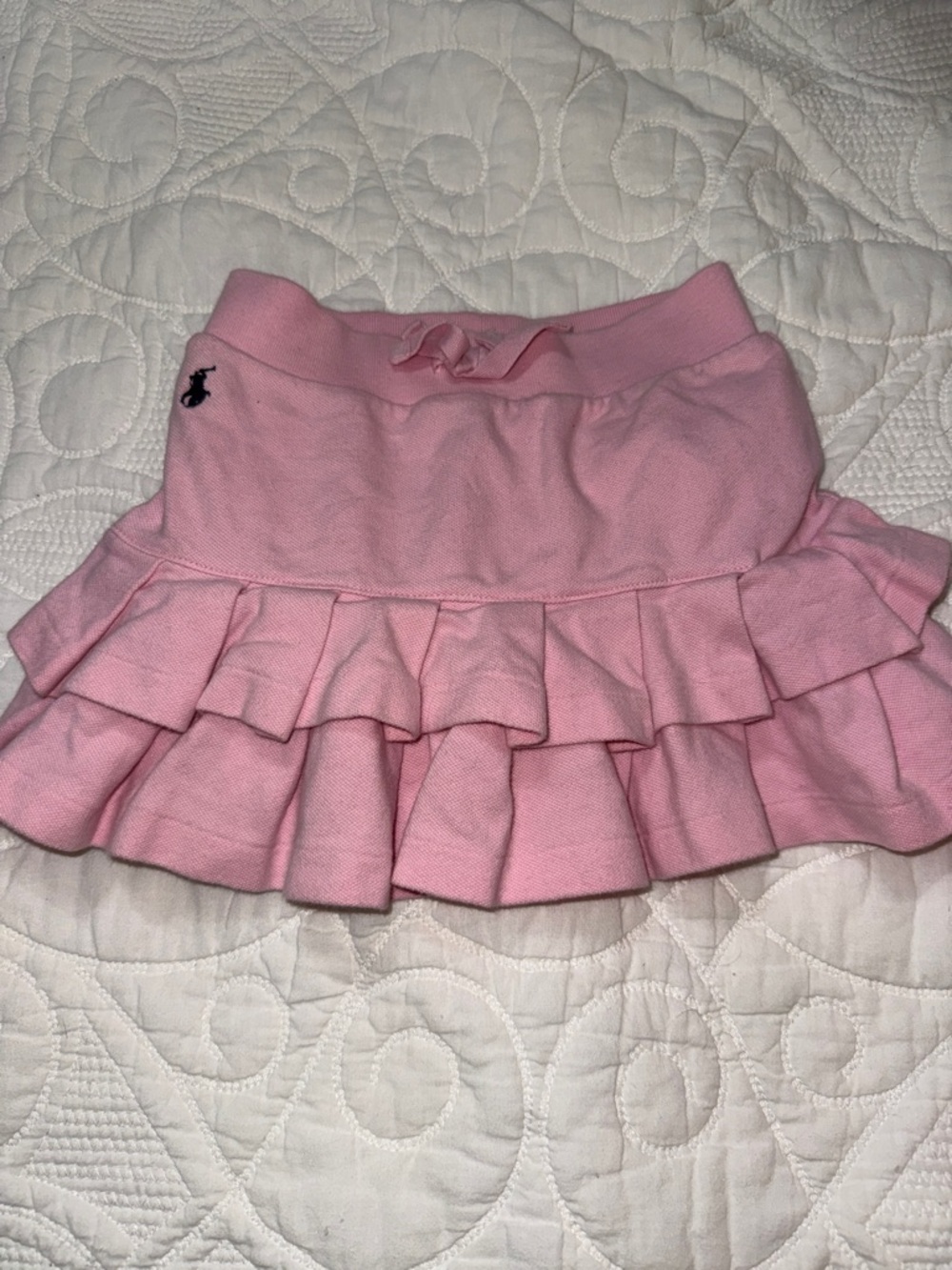 Ruffled Pink Girls' Skirt